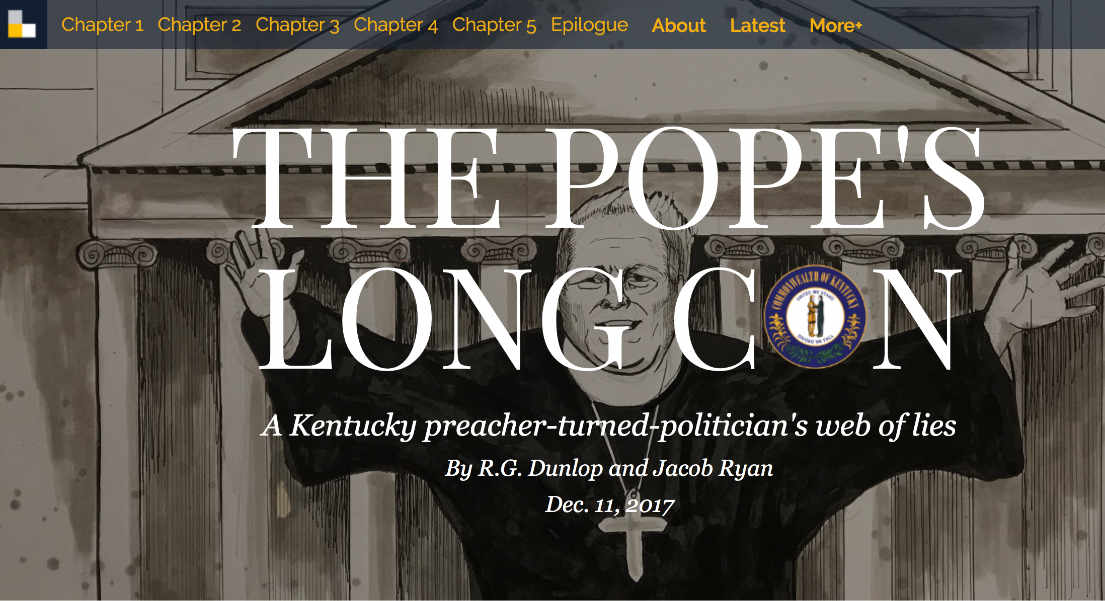 The Pope's Long Con Website